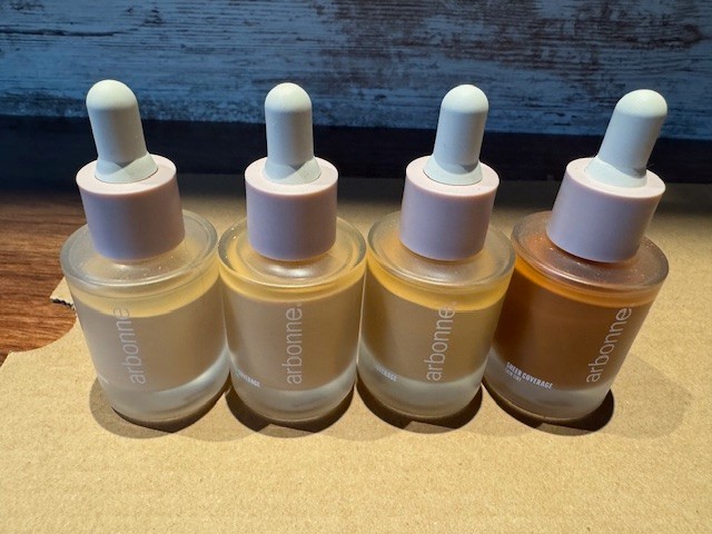 Arbonne Sheer Coverage Skin Tint Testers (4 different colors)