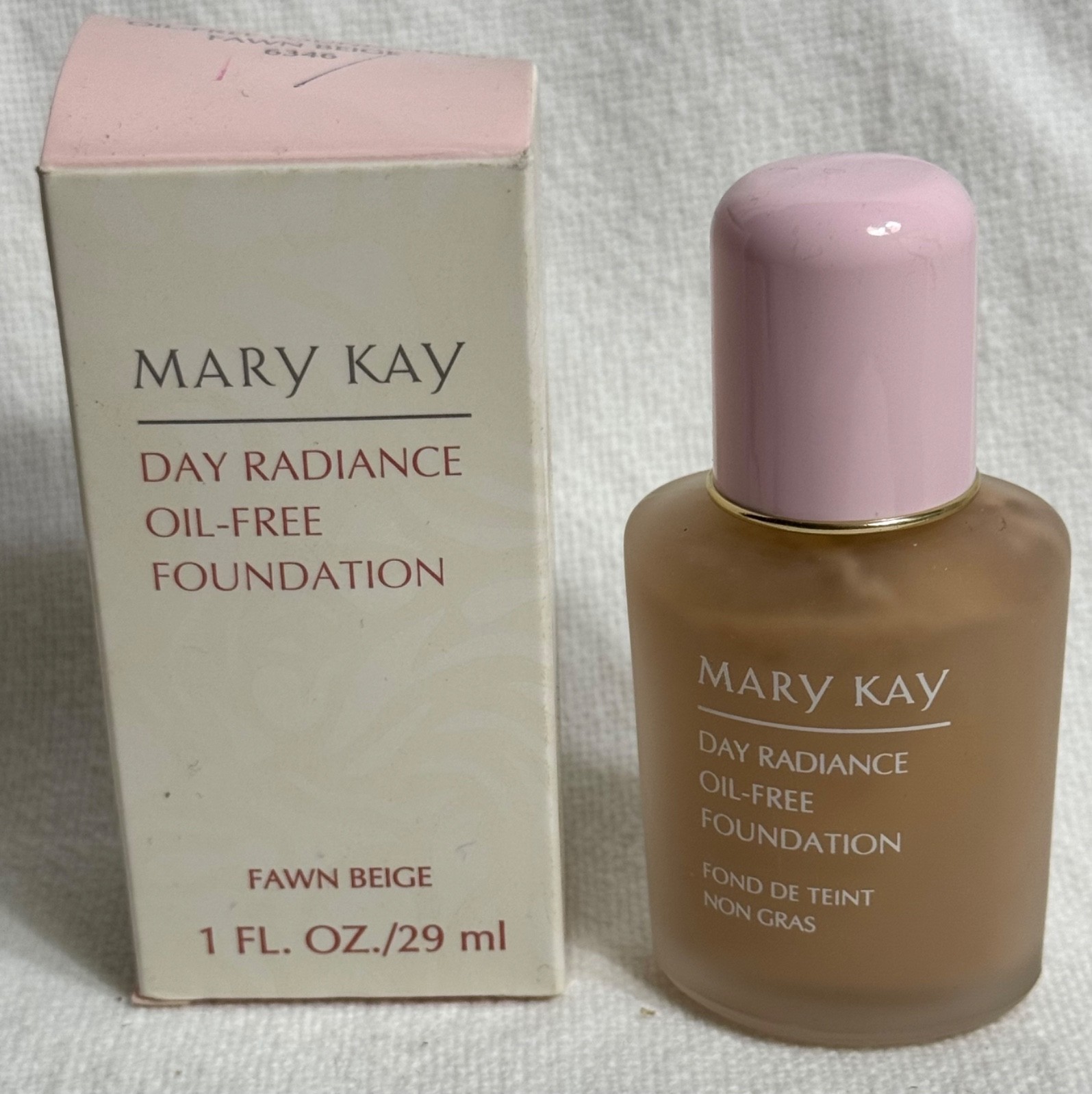 Mary Kay Day Radiance Oil-Free Foundation FAWN BEIGE 6346 Liquid for Oily Skin