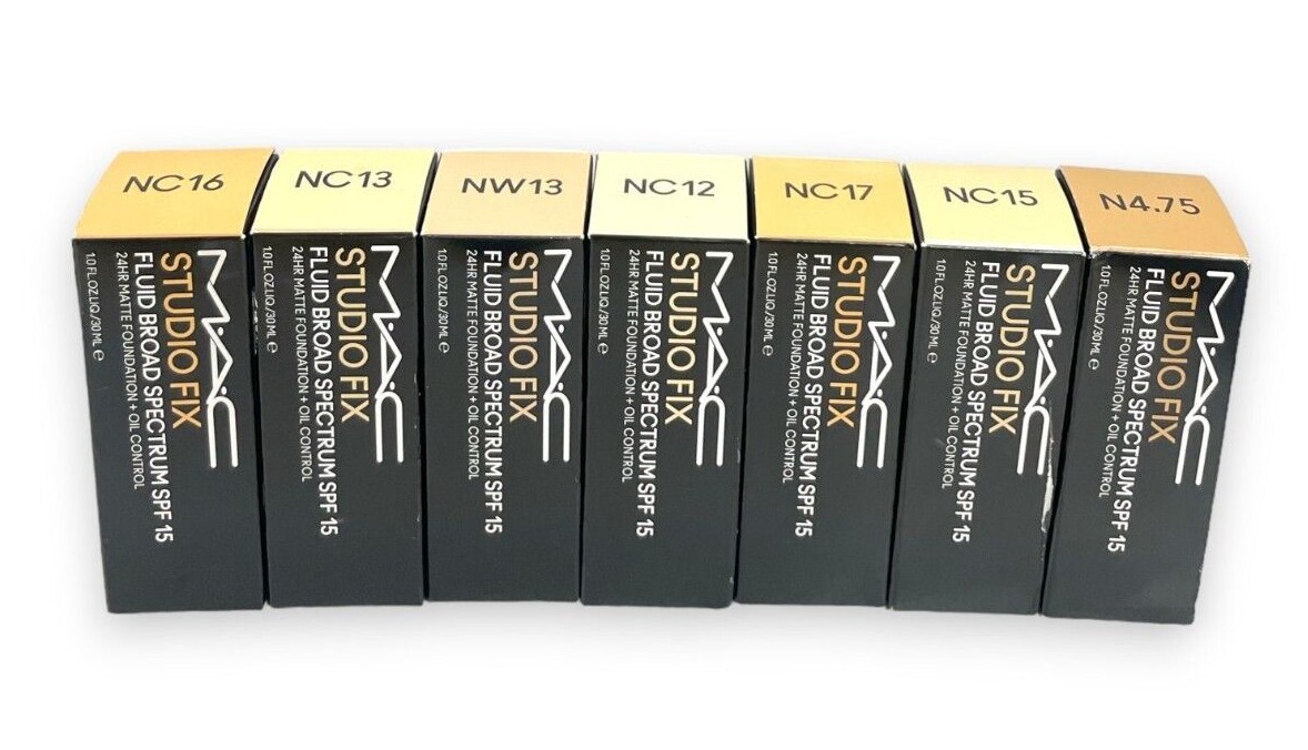 Mac Studio Fix Fluid SPF 15 (1fl.oz/30ml) You Pick, New, As Seen In Pics