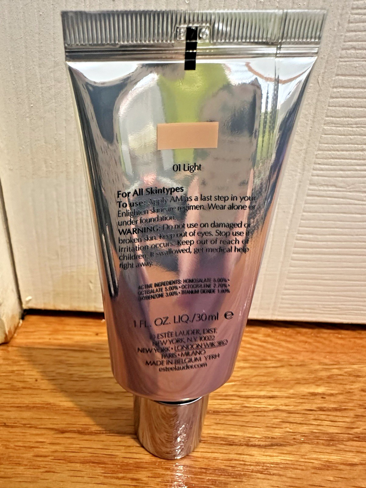 Estee Lauder Enlighten E-E Even Effect Skintone Corrector 1.0oz/30ml ~ 01 Light