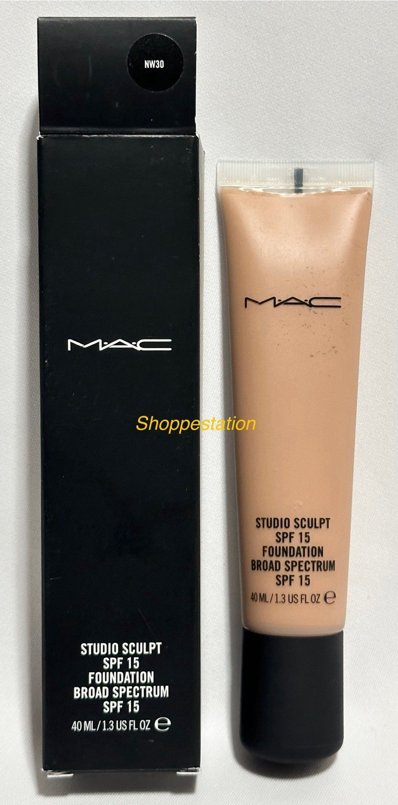 MAC Studio Sculpt Foundation SPF15 Shade NW30 Full Size 40ml / 1.3oz New In Box