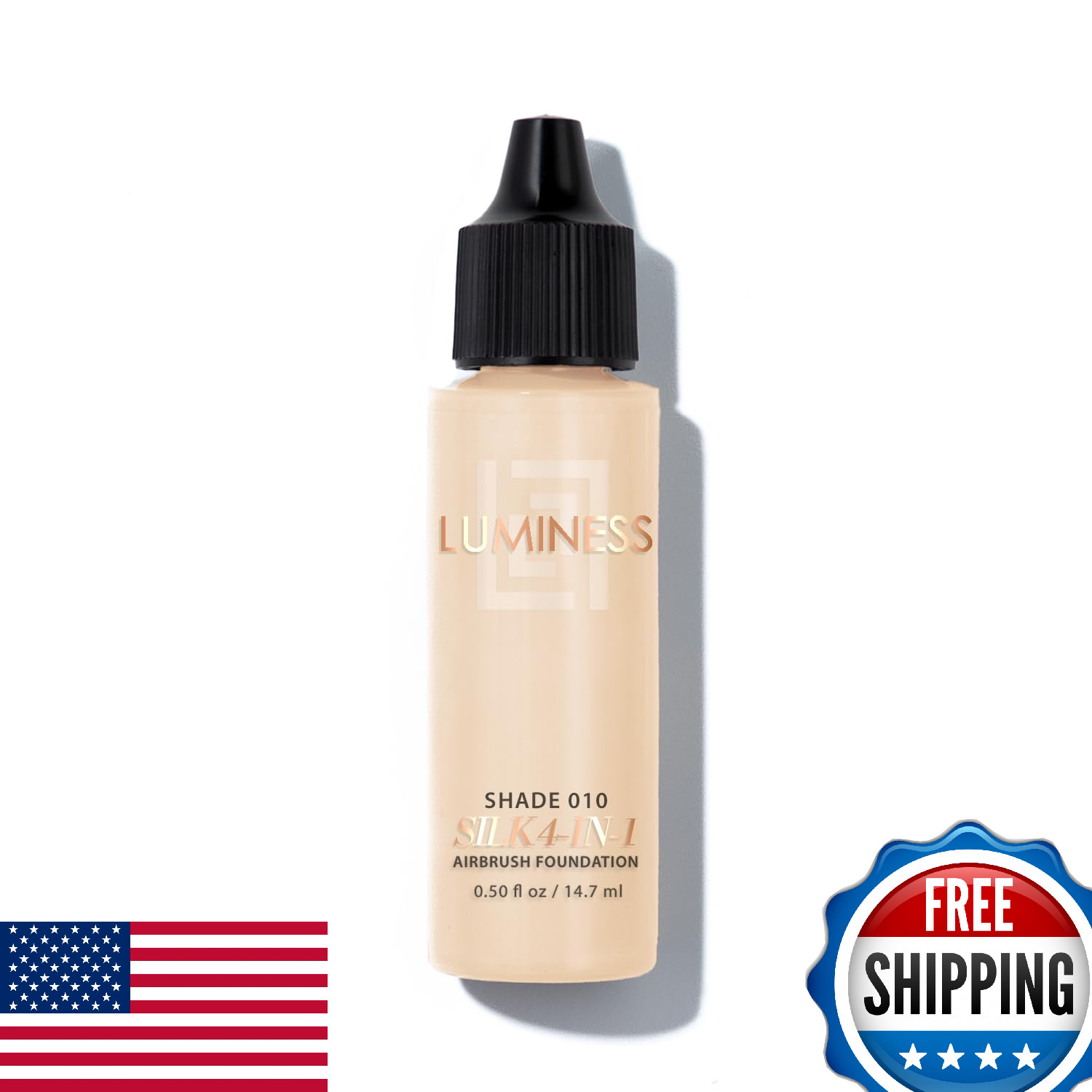 Luminess Air Silk 4-In-1 Airbrush Foundation – Shade 010 (.5 Fl Oz)
