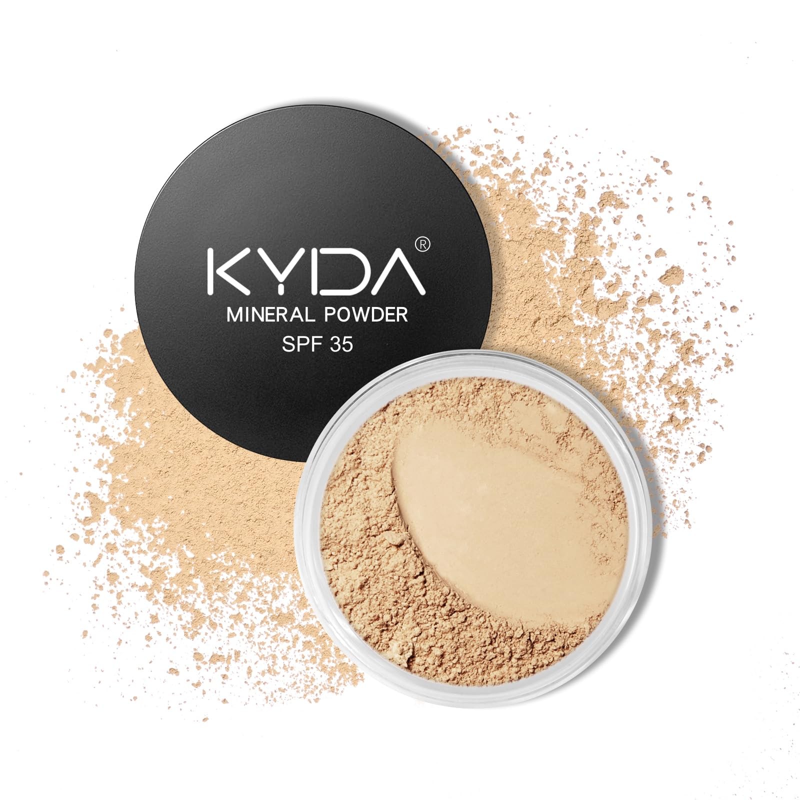 Mineral Powder Foundation SPF 35 – Lightweight, Buildable, Natural Glow 0.28 oz