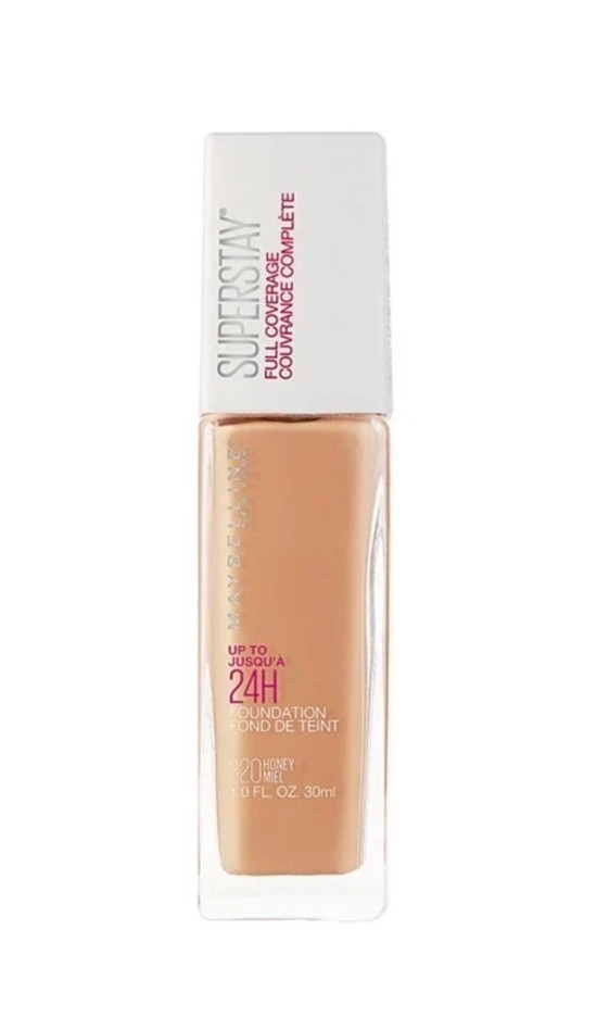 2x Maybelline New York Super Stay Foundation 24 Hr Full Coverage #320 Honey Miel