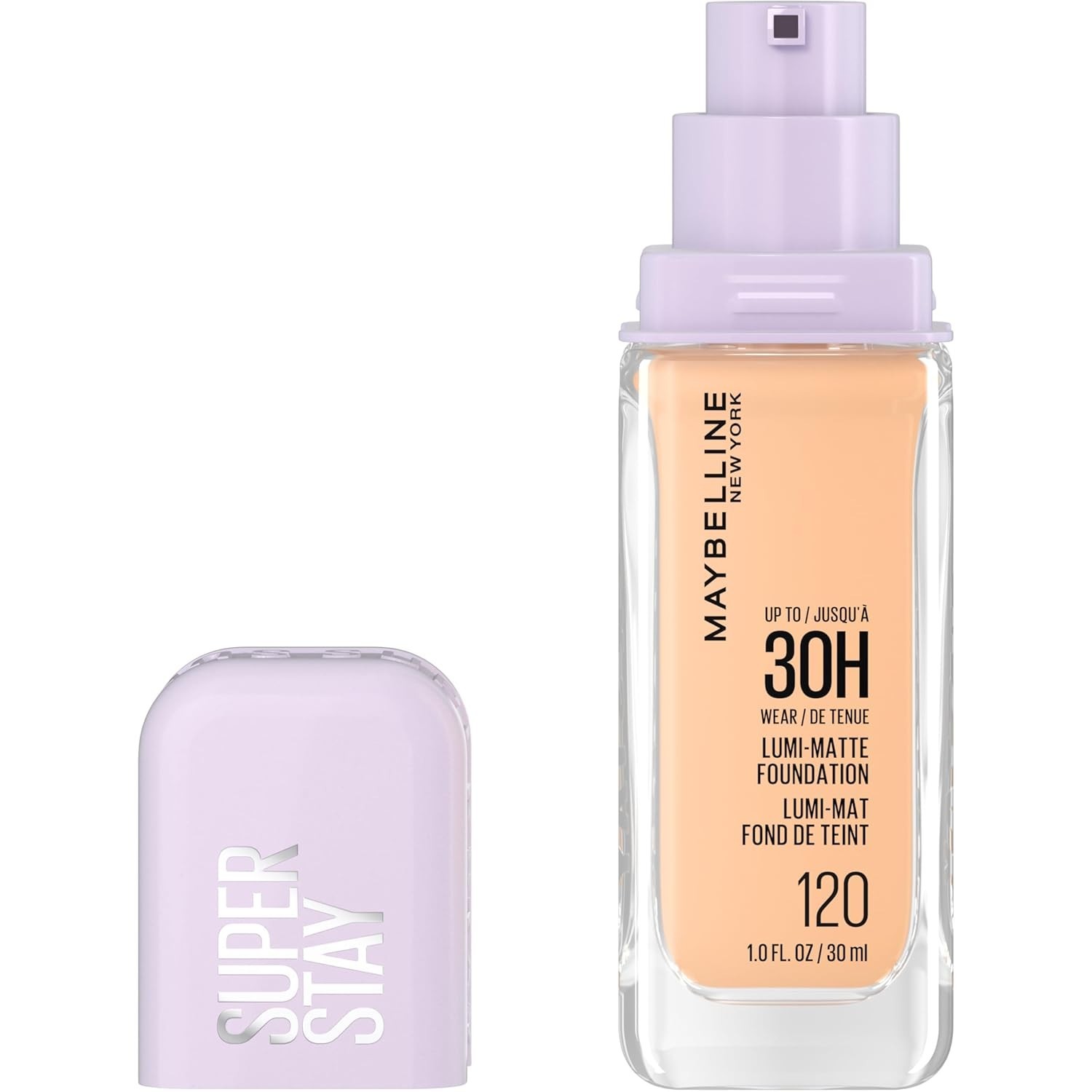 Maybelline Super Stay Active Wear 30H Liquid Foundation #120 1 Fl oz