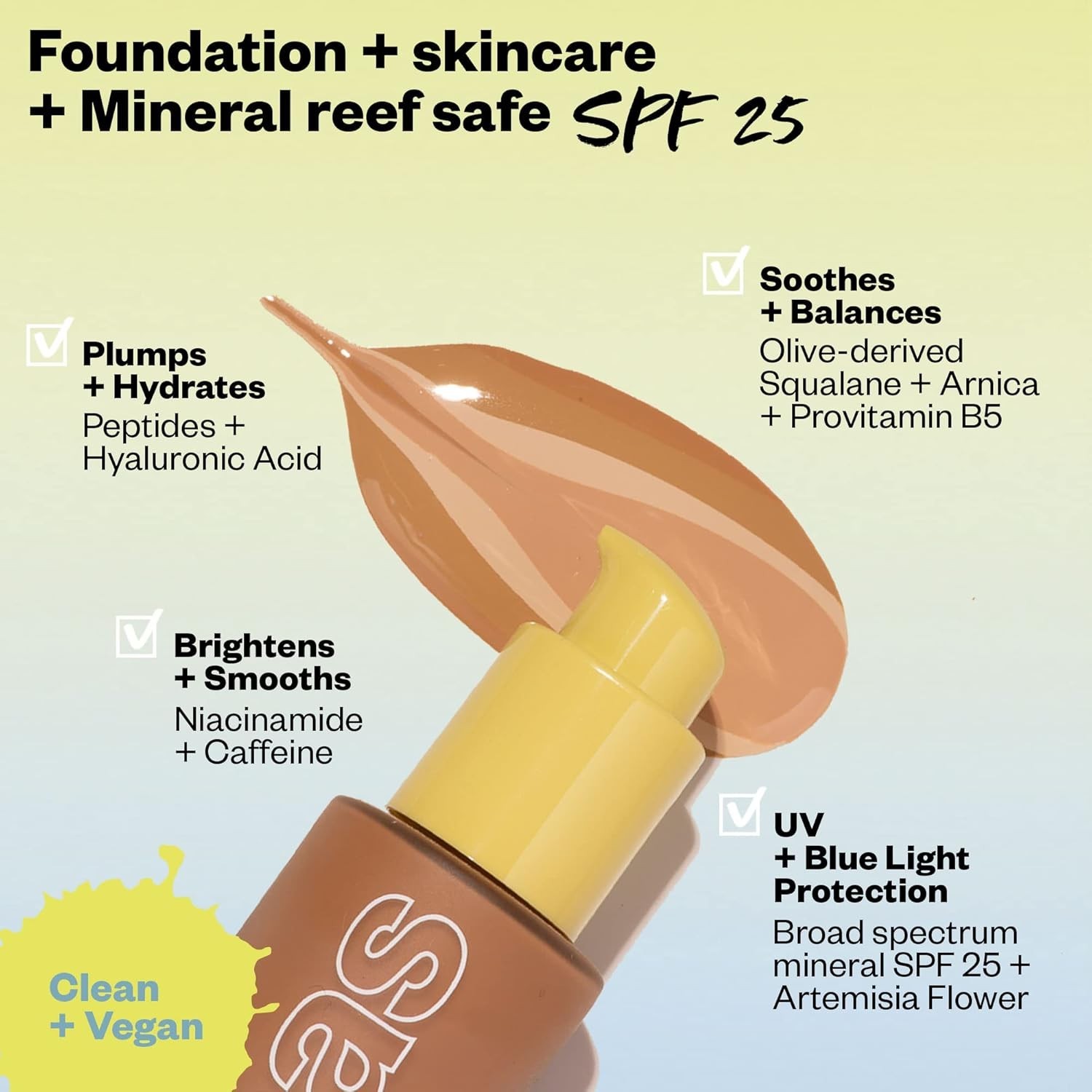 Medium Buildable Liquid Foundation – Natural Finish, SPF 25