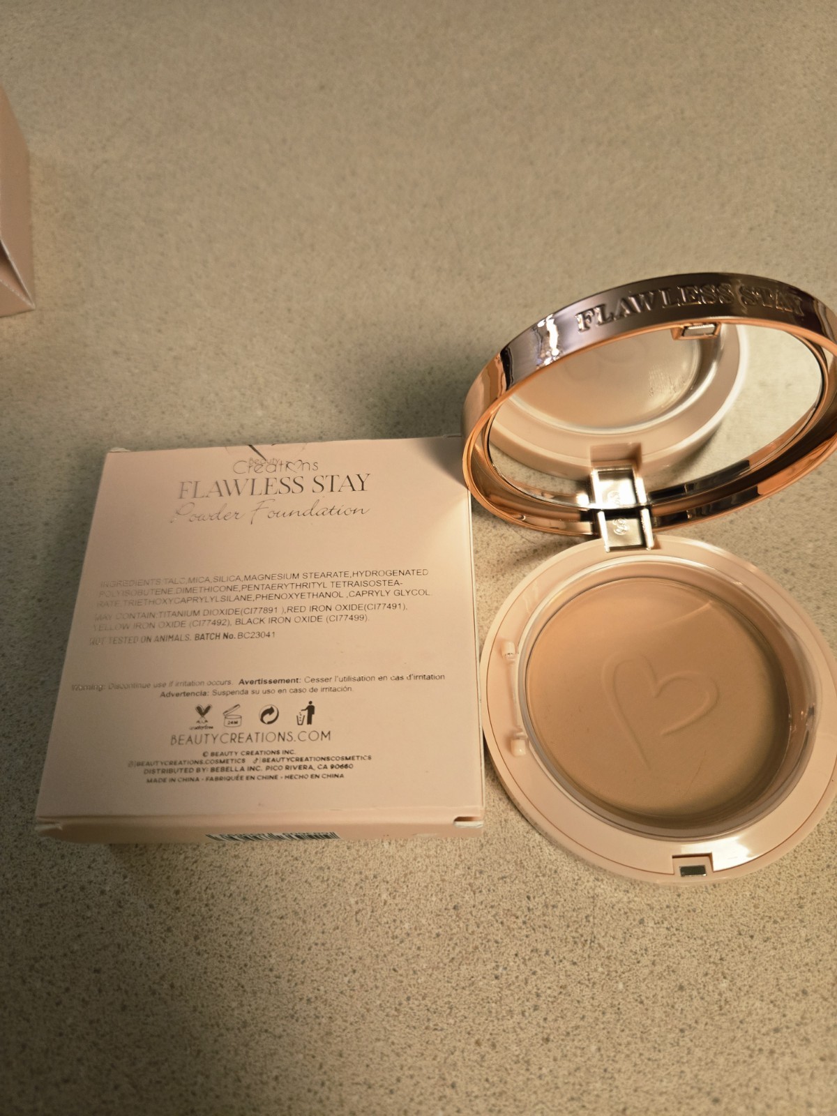 Beauty Creations Flawless Stay Powder Foundation – FSP 9.0, 0.25 oz