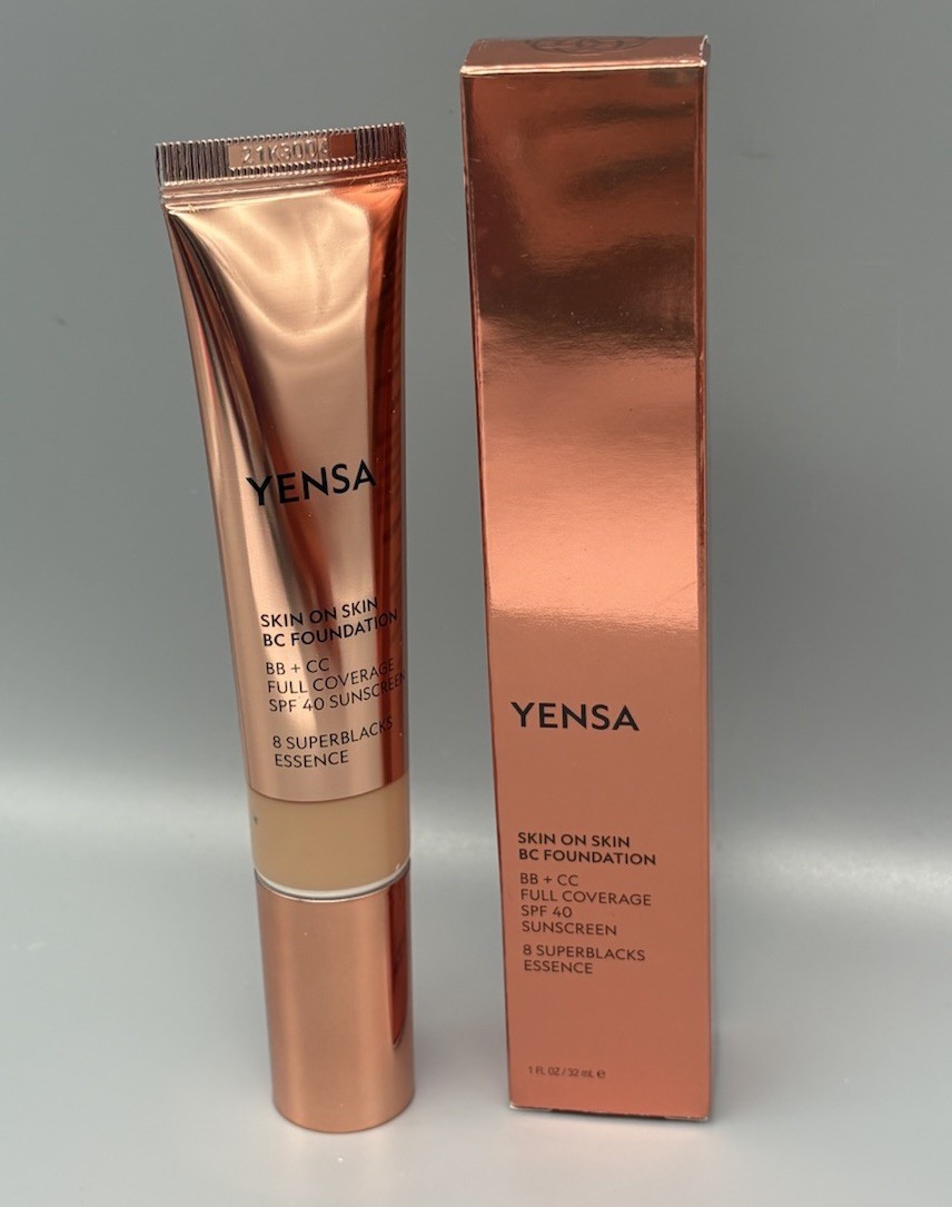 NIB Yensa Beauty Skin on Skin BC Foundation MEDIUM GOLDEN 1 fl oz / 32ml NIB