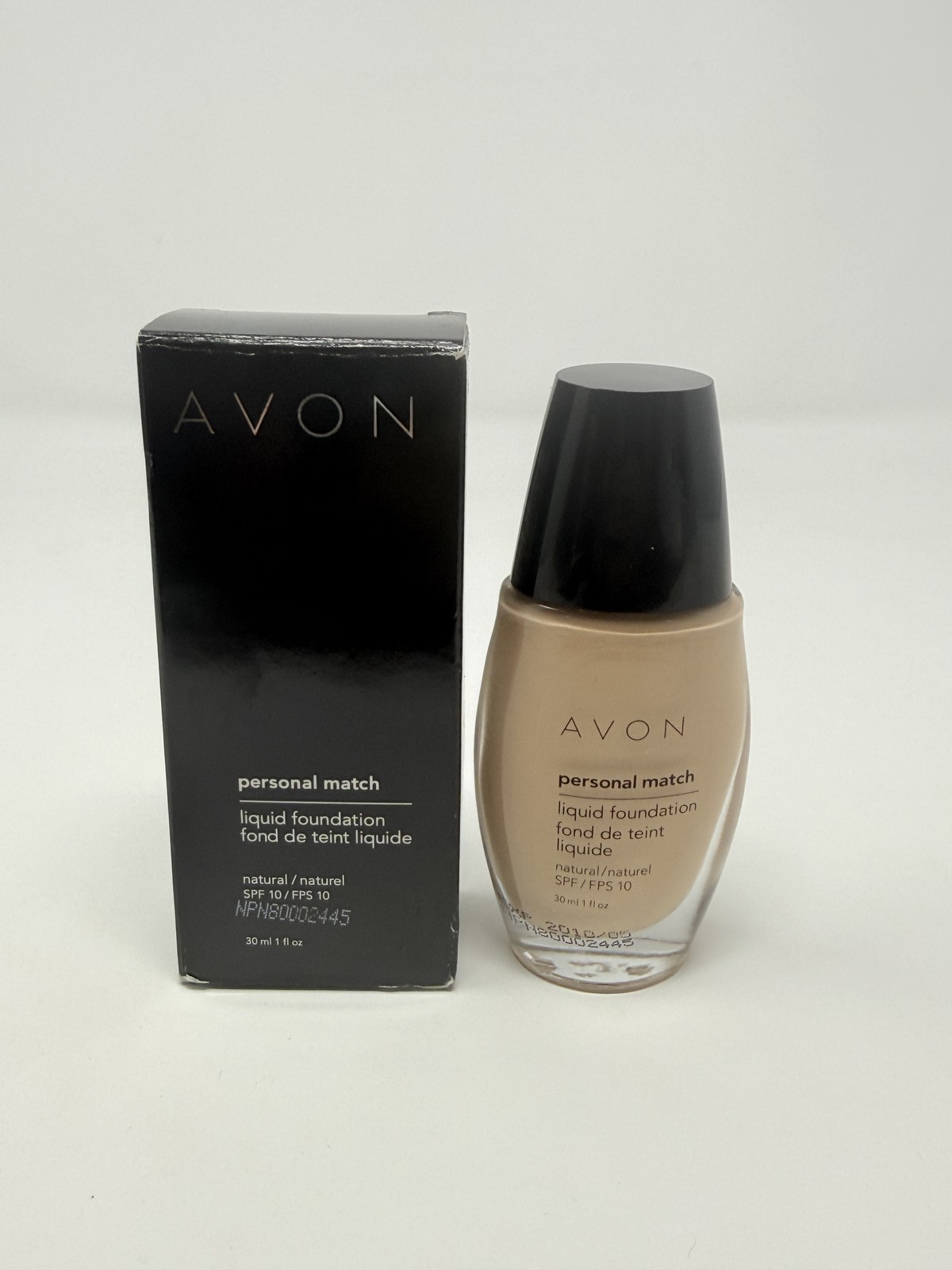 AVON Personal Match Liquid Foundation SPF 10 – Natural NOS Expired