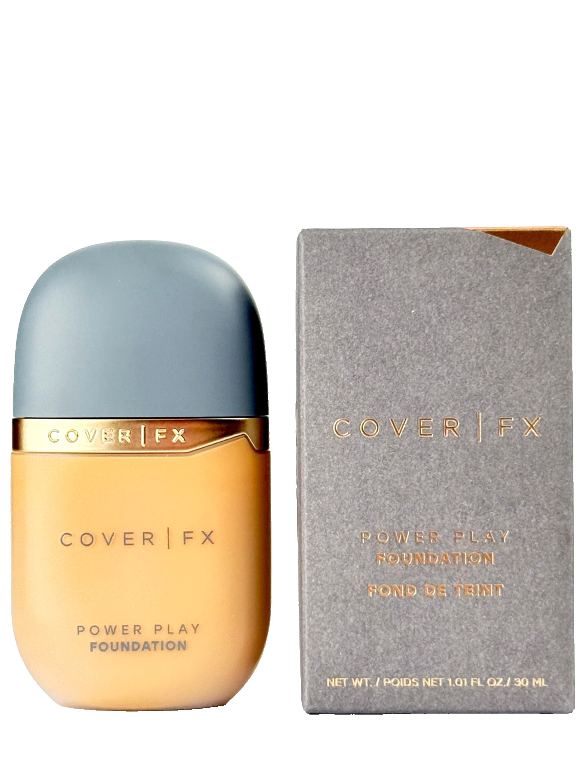 Cover FX Power Play Foundation M5 – Medium to Tan – 1.01 oz / 30mL – New In Box