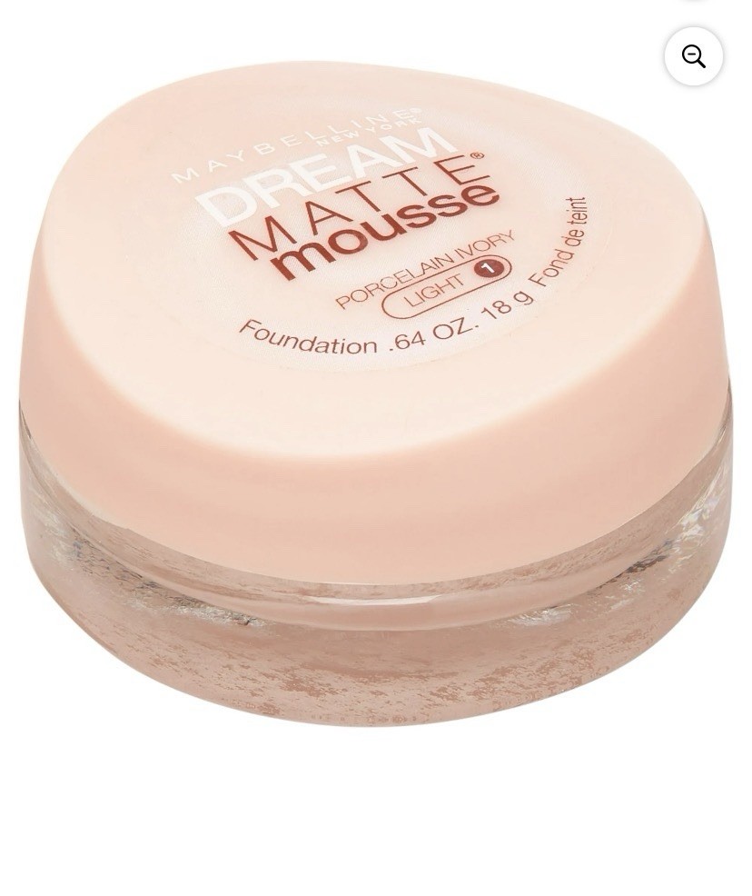 Maybelline Dream Matte Mouse Foundation, Porcelain Ivory For All Skin Types