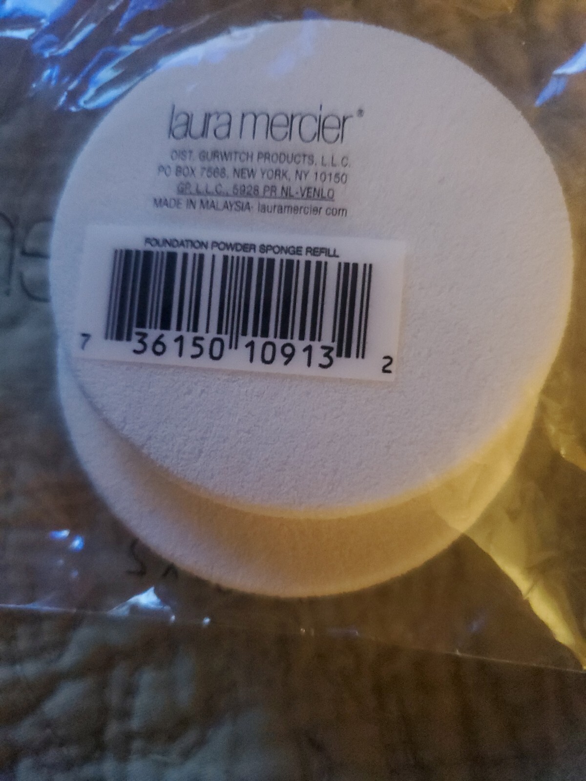 Laura Mercier Foundation Powder Sponge 2 Per Pack Authintic