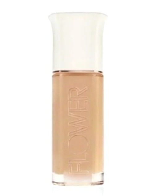 FLOWER About Face Liquid Foundation With Primer LF1 Enhances Natural Skin Tone