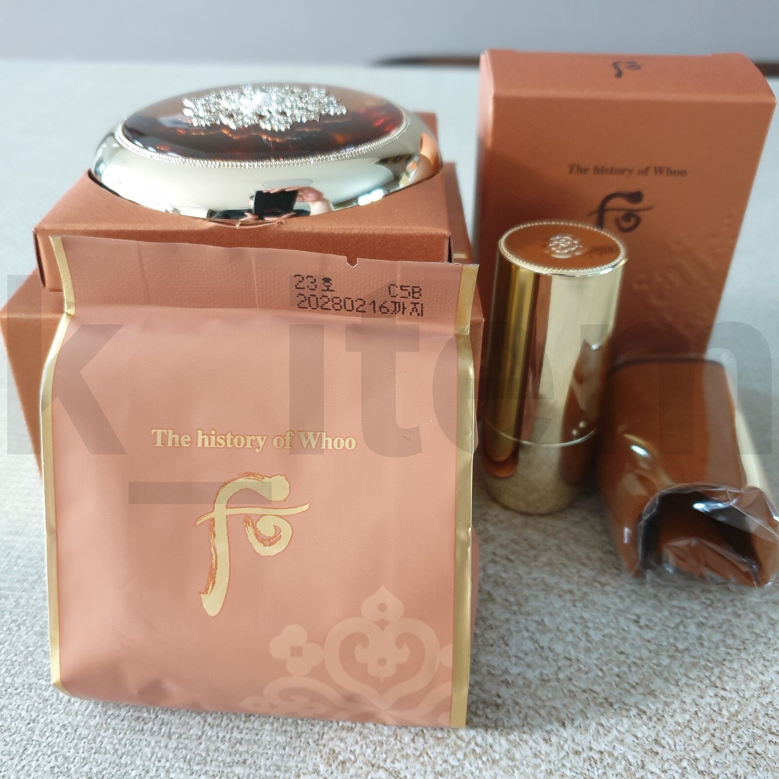 The History of WHOO Cheongidan Hwahyun Radiant Essence Cushion 15g + Refill #23