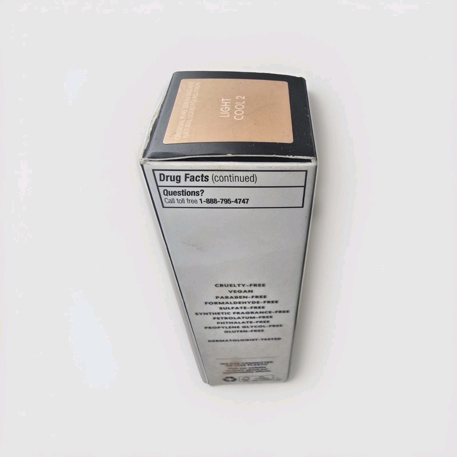 BareMinerals Pure Serum Liquid Foundation SPF20 Light Cool 2, 1 Fl. oz