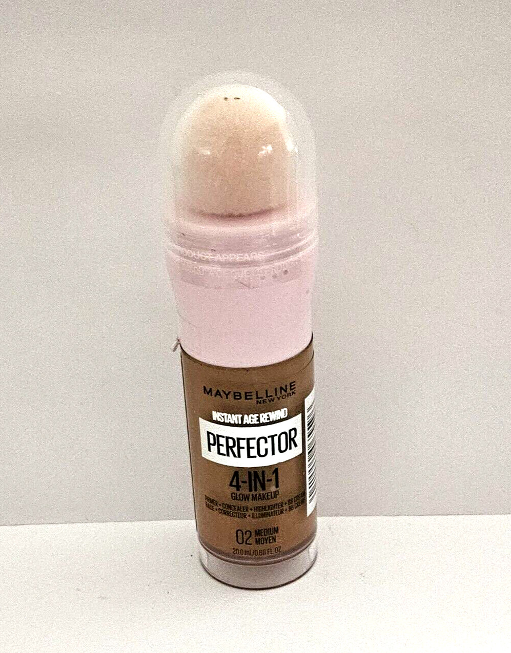 Maybelline Instant Age Rewind Perfector 4-In-1 Glow Makeup Medium (02) .68 fl oz