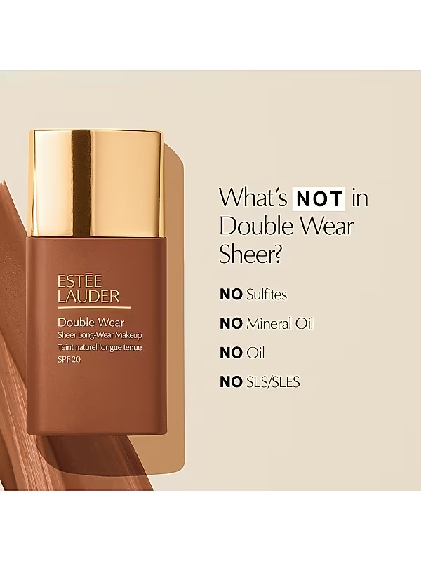 Estee Lauder Double Wear Sheer Long-Wear Makeup SPF 19 1 oz,Choose Shade