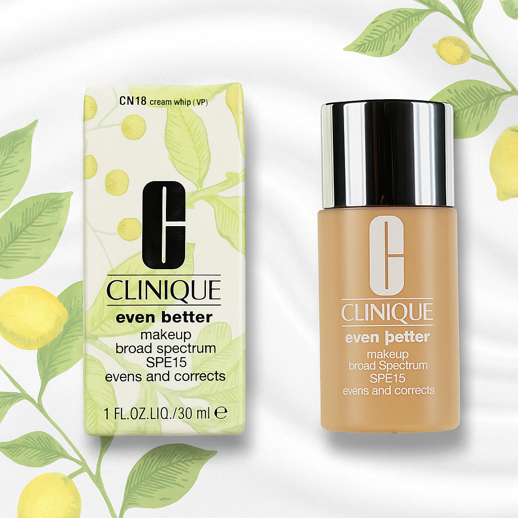 Clinique Even Better Makeup SPF15 CN18 Cream Whip 1oz Very Fair Cool Neutral