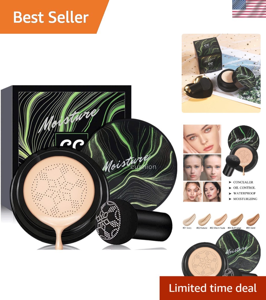 Lightweight Paraben-Free Mushroom CC Cream – 24-Hour Natural Matte Concealer
