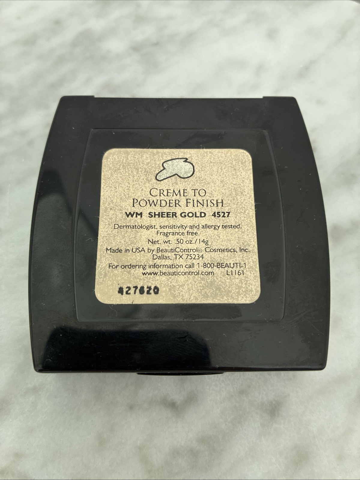 BeautiControl Perfecting Creme to Powder Finish Foundation WM SHEER GOLD 4527