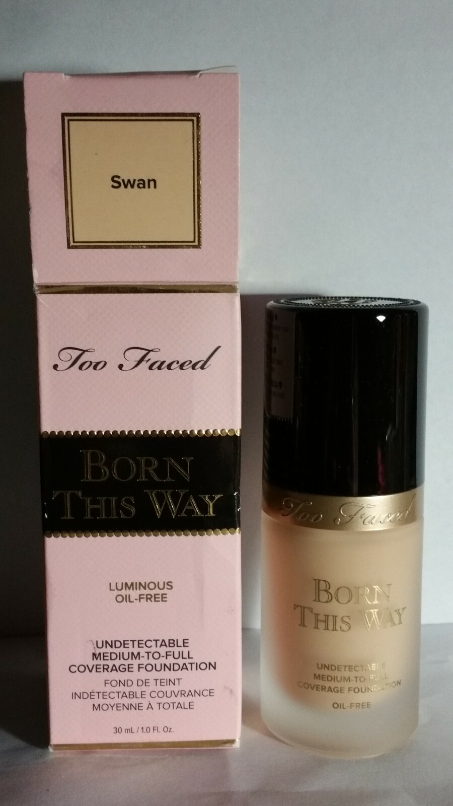 Too Faced Born This Way Natural Finish Foundation Swan Full Size BNIB