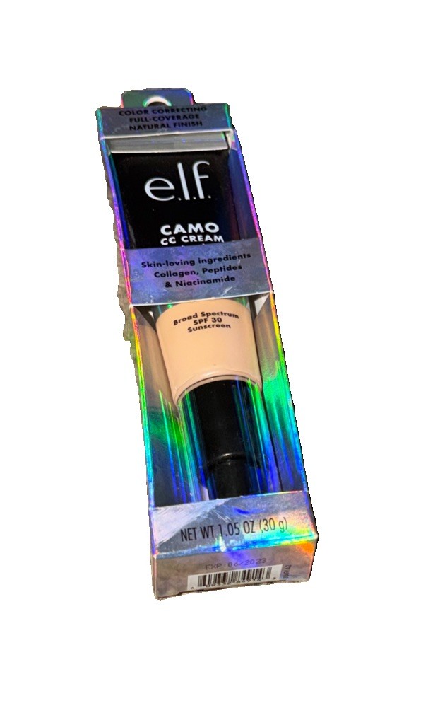 e.l.f. Camo CC Cream SPF 30 Full Coverage Foundation Light 240W 1oz New