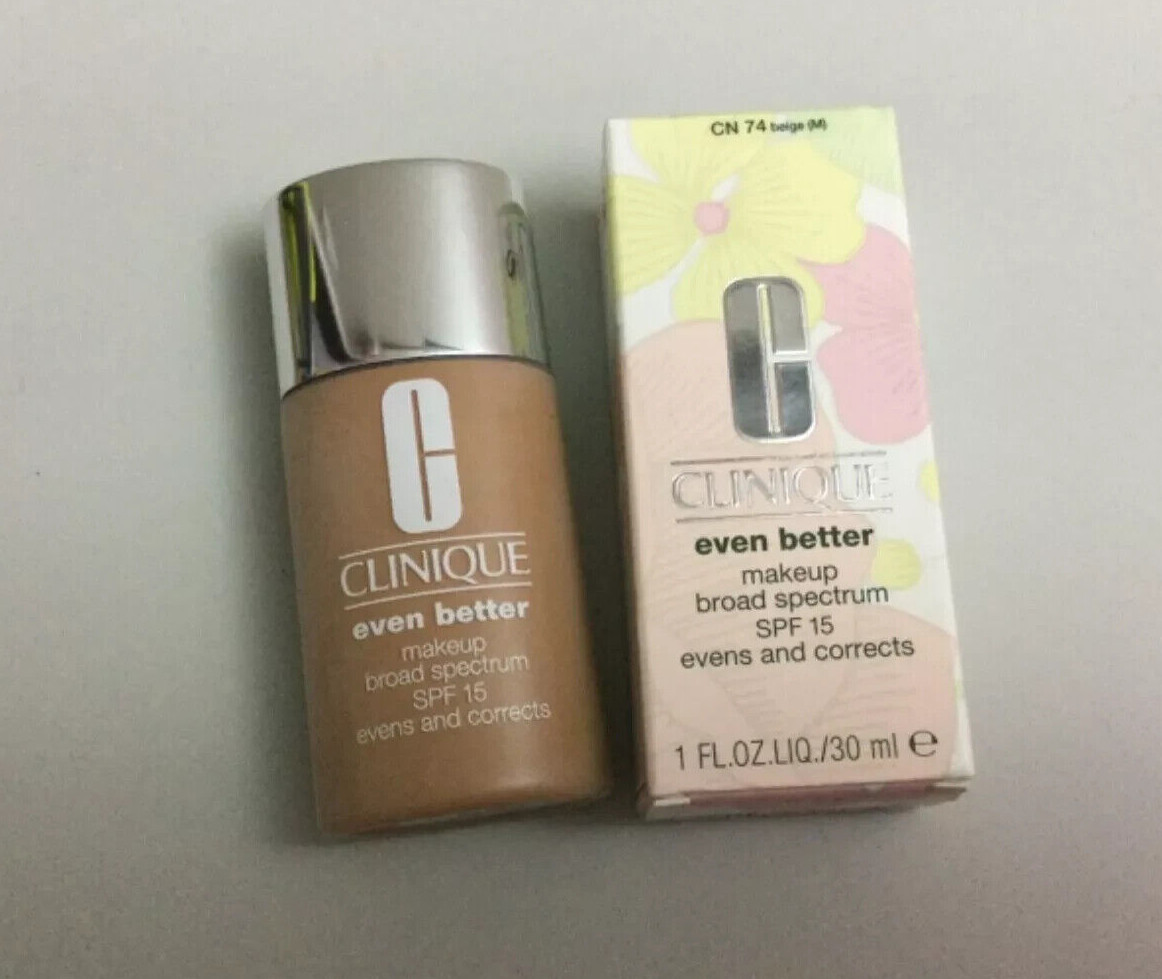 Clinique Even Better Makeup SPF15 – CN74 Beige (M) 1oz NIB