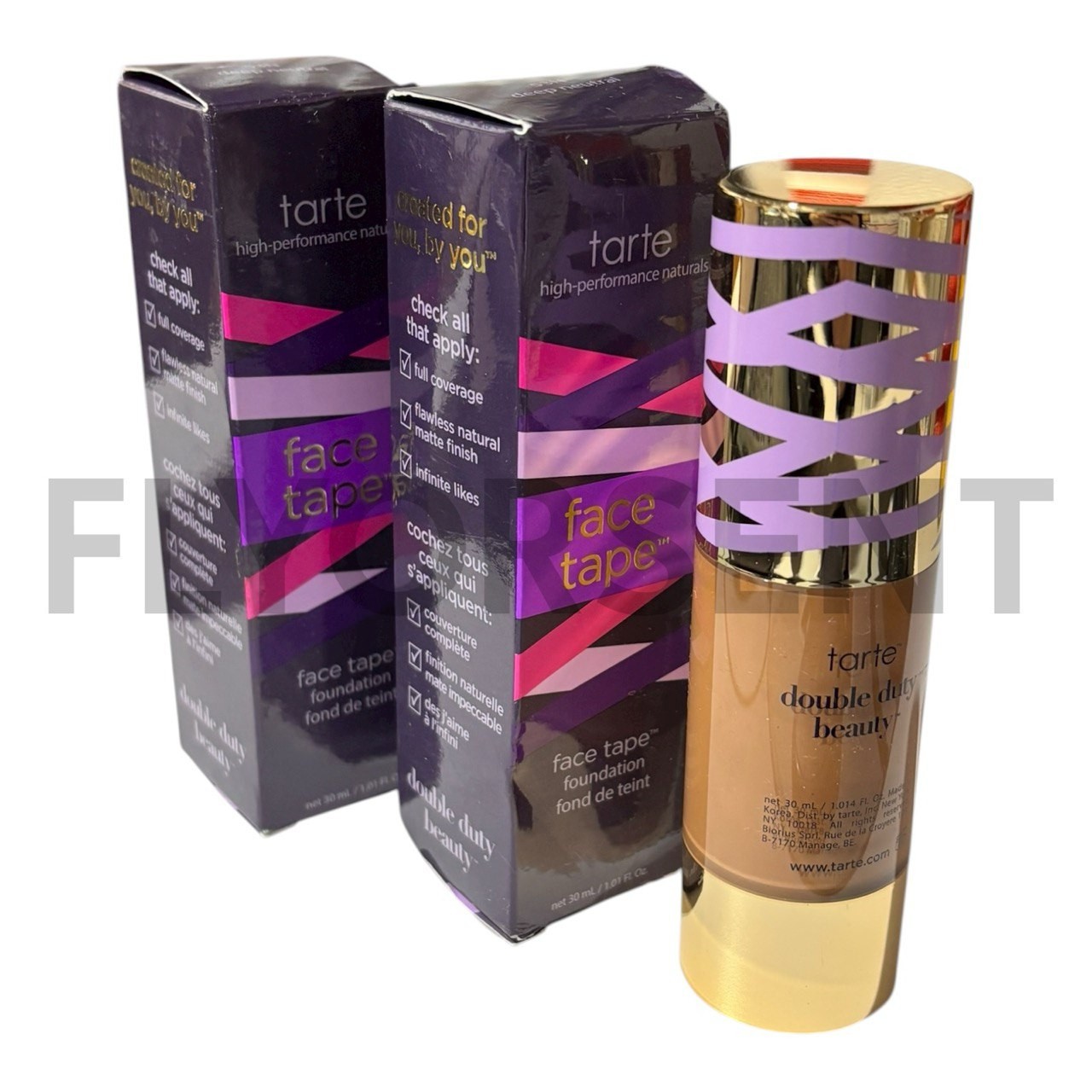 TARTE face tape foundation 30 ml (53N Deep Neutral) NIB X2