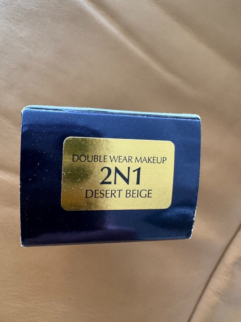 Estée Lauder ORIGINAL Double Wear Foundation Makeup, 2N1 Desert Beige NEW IN BOX