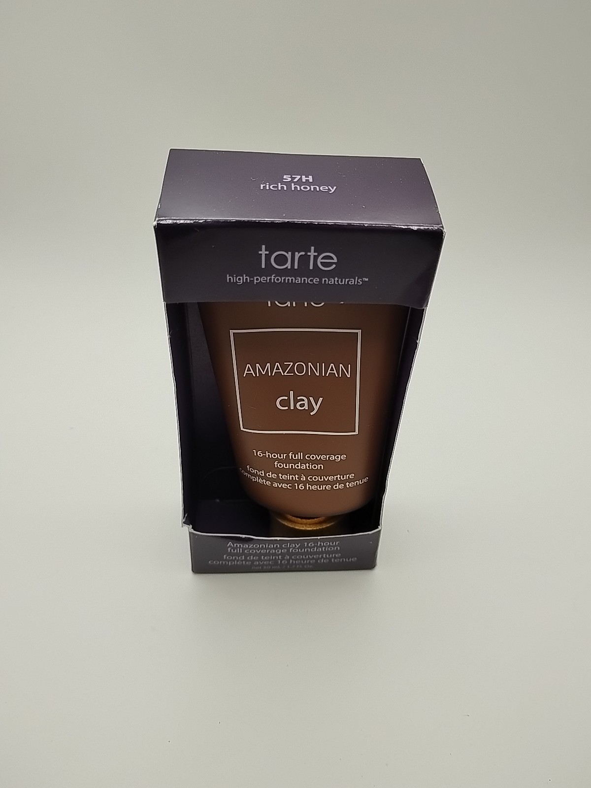 Tarte Amazonian Clay 16-Hour Full Coverage Foundation RICH HONEY 1.7 fl oz NEW‼️