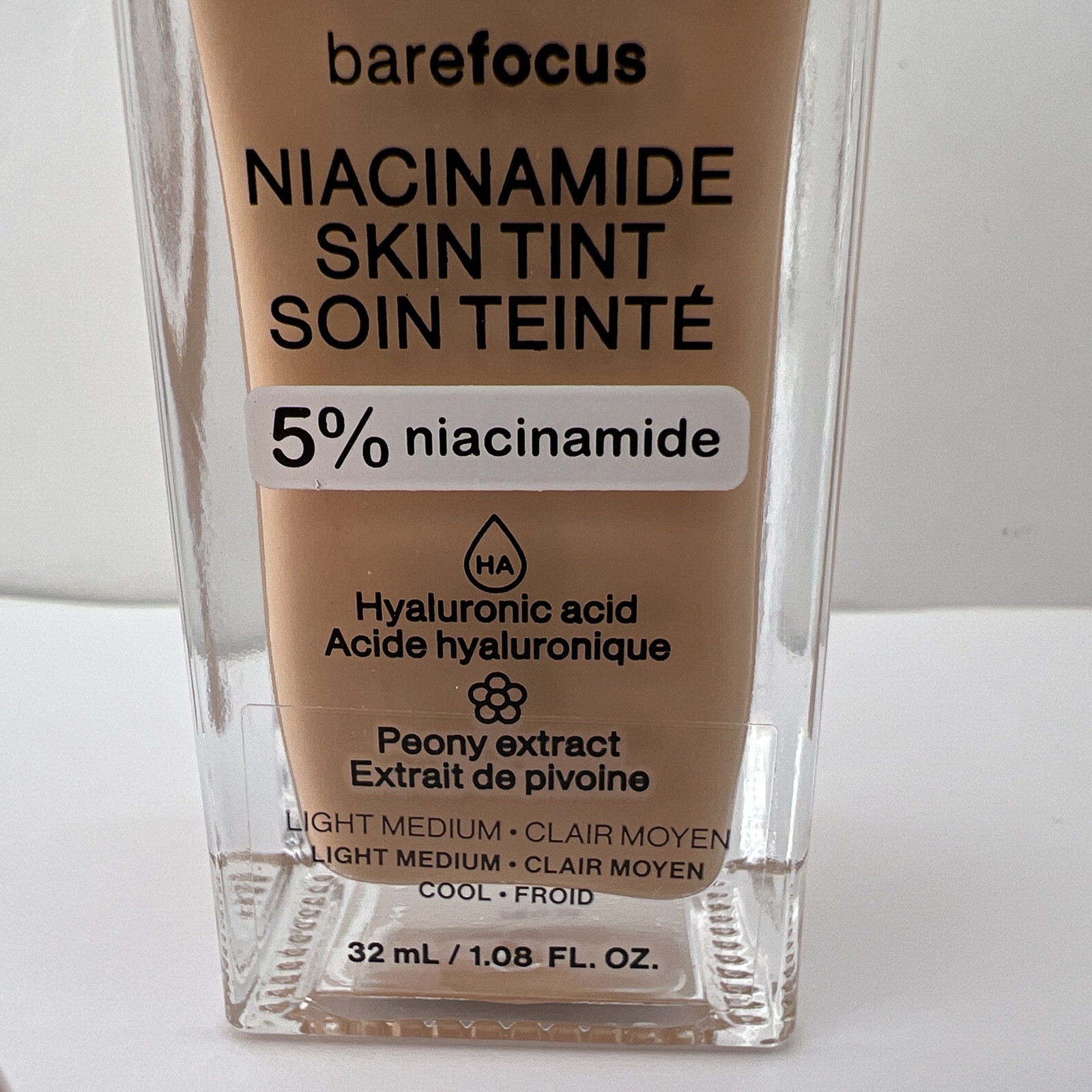 Wet n Wild Bare Focus Skin Tint 5% Niacinamide Hyaluronic Acid – LIGHT MEDIUM