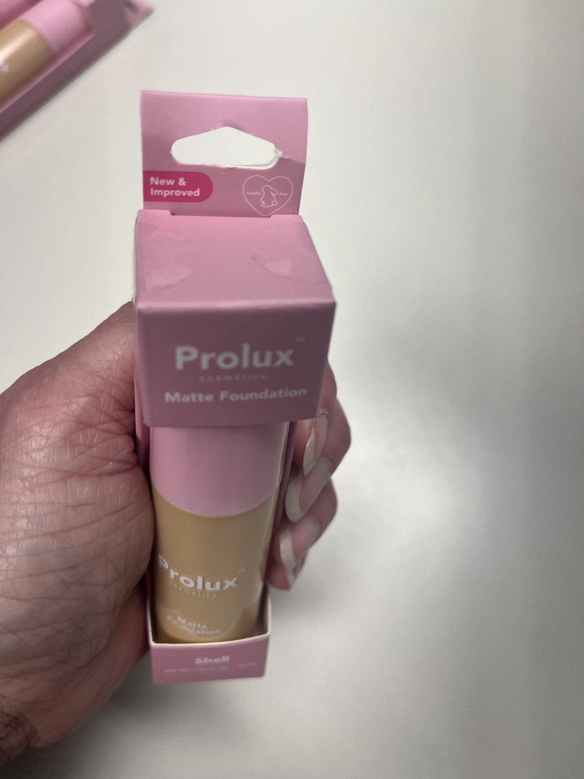 Prolux Matte Foundation Shell Liquid Makeup 1.35 Fl Oz 40 Ml Vegan Cruelty Free