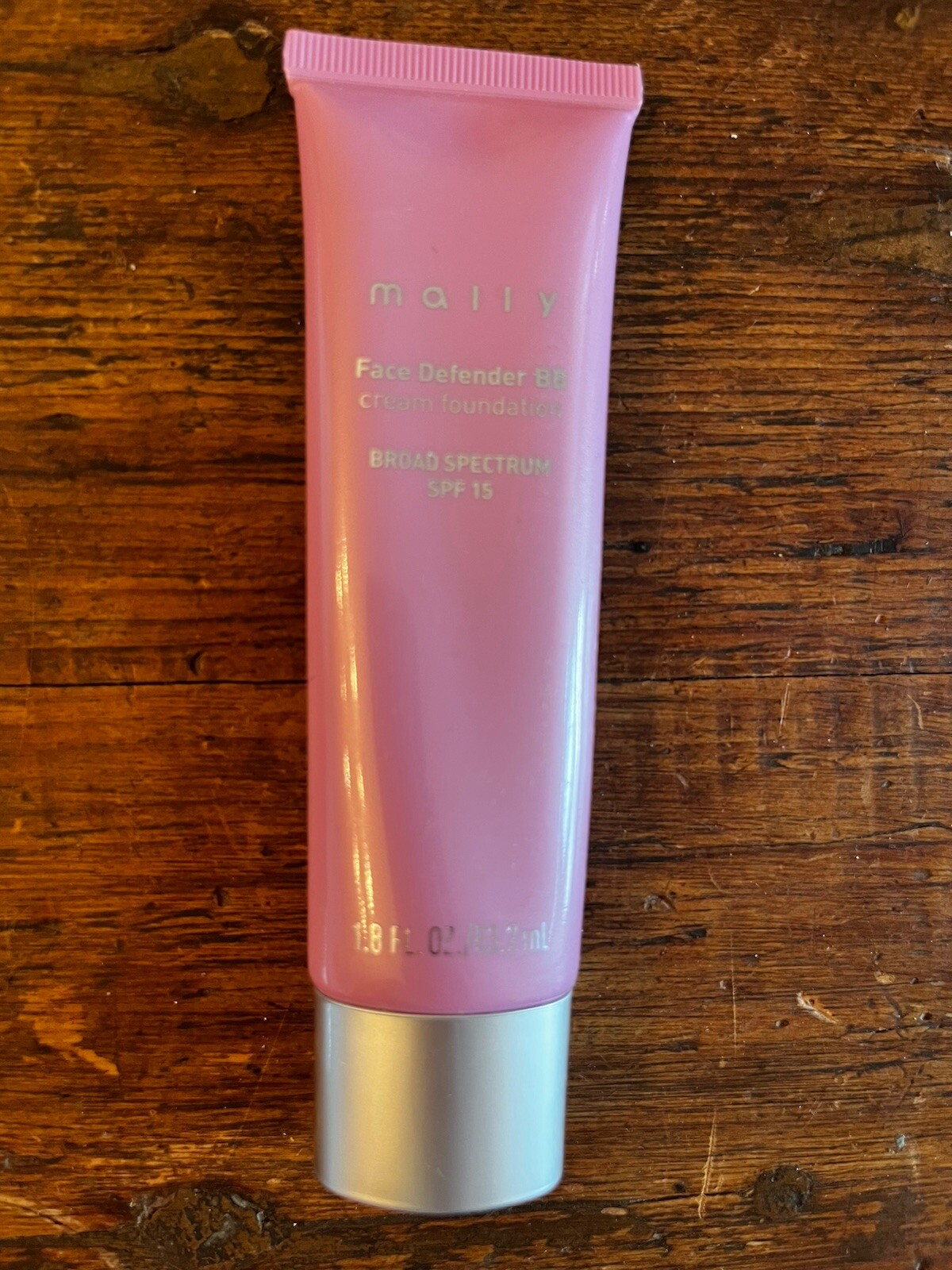 Mally face defender bb cream foundation (tan ) 1.8 oz nwob spf 15