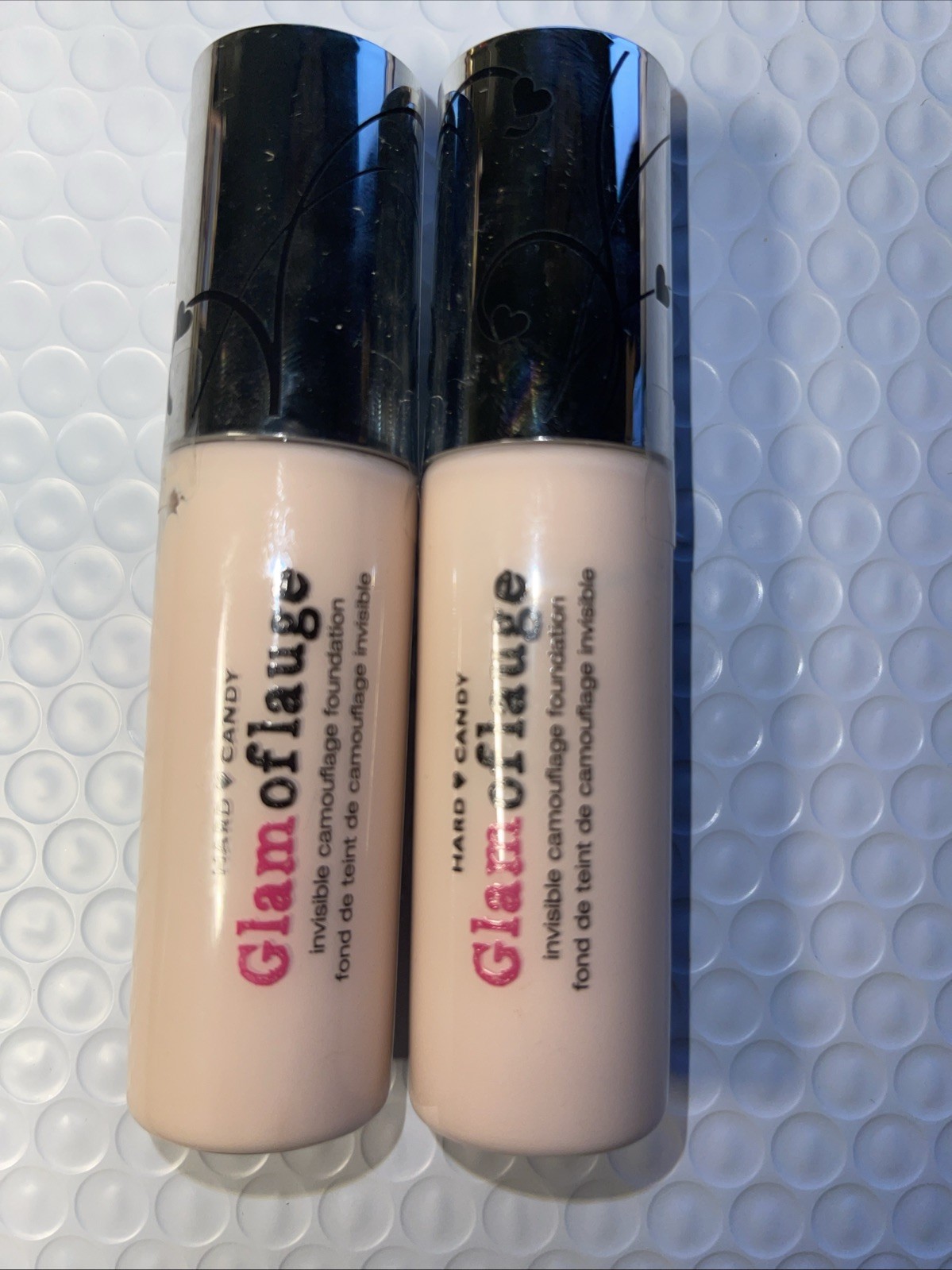Lot of 2 Hard Candy GLAMOFLAUGE Invisible Camouflage Foundation, 932 Ivory