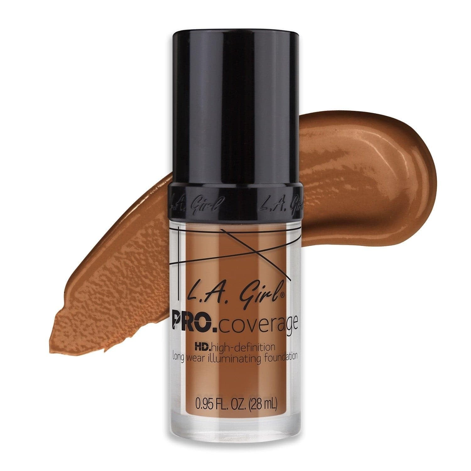 L.A. Girl Pro Coverage Liquid Foundation, 0.95 Fl Oz (Pack of 1), Toast