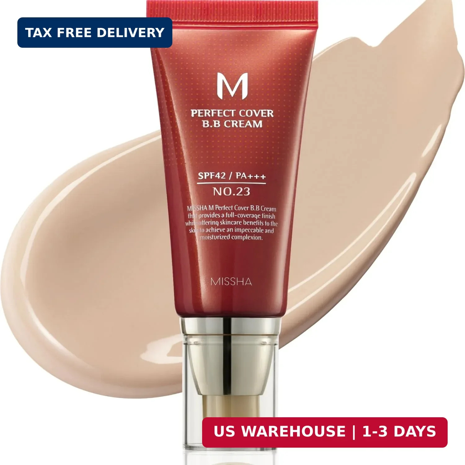 MISSHA M Perfect Cover BB Cream No.23 Natural Beige -Light/Medium with Cool/Neut