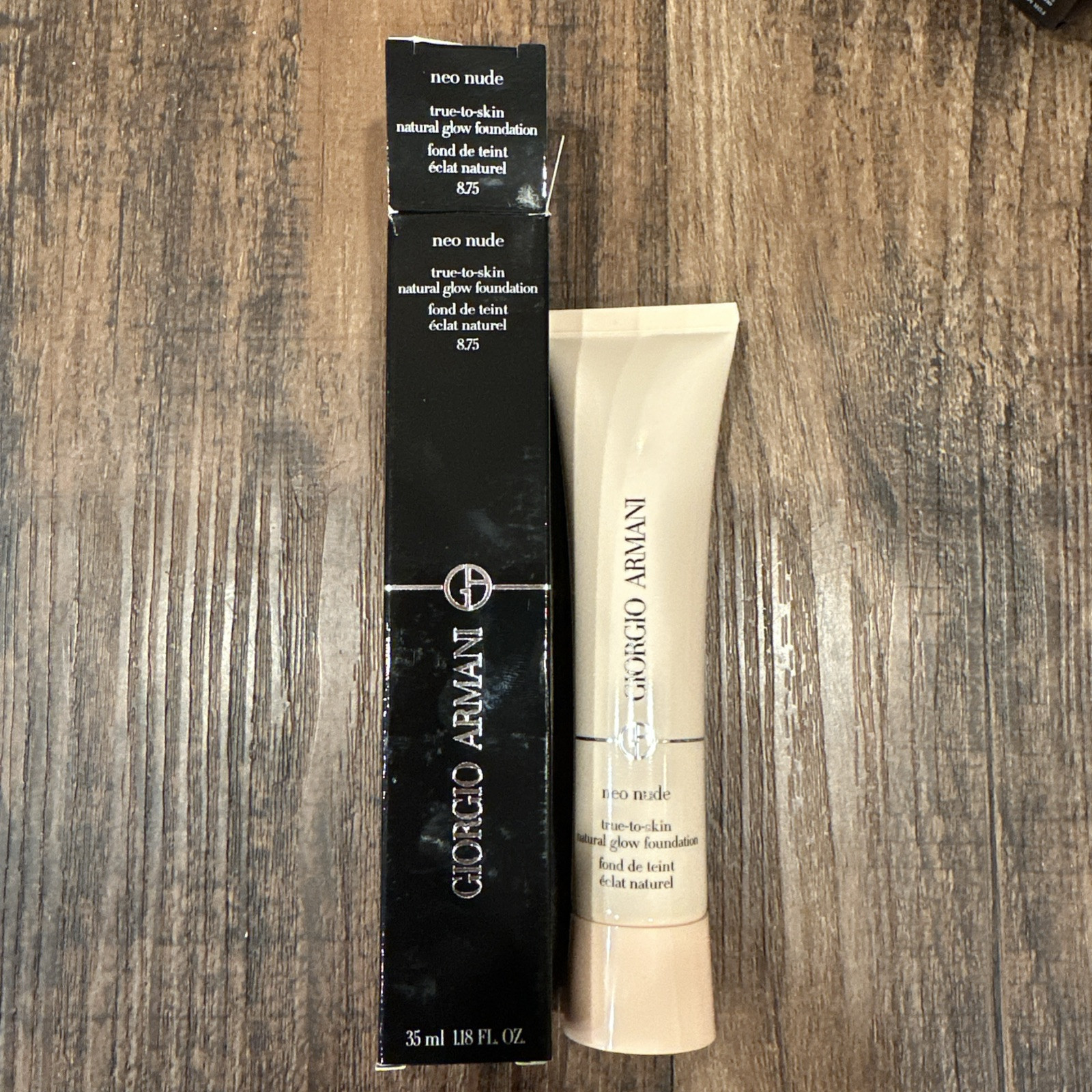 Giorgio Armani Neo Nude True-to-Skin Natural Glow Foundation # 8.75 1.18oz 35ml
