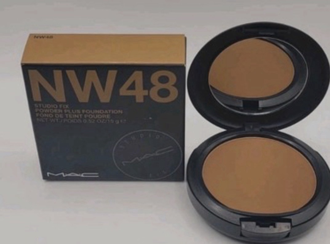 MAC Studio Fix Powder Plus Foundation NW48 0.52oz – Original Formula-AUTHENTIC