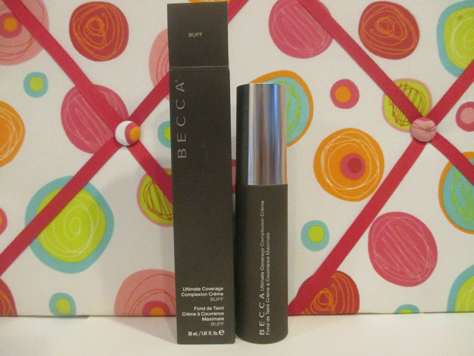 BECCA ~ ULTIMATE COVERAGE COMPLEXION CREME ~ BUFF ~ 1.01 OZ BOXED