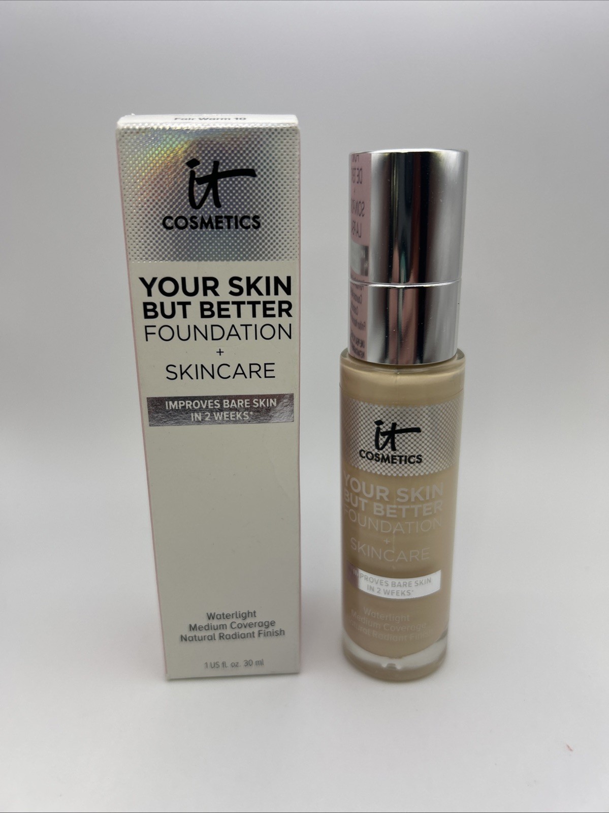 IT Cosmetics Your Skin But Better Foundation Skincare Fair Warm 10