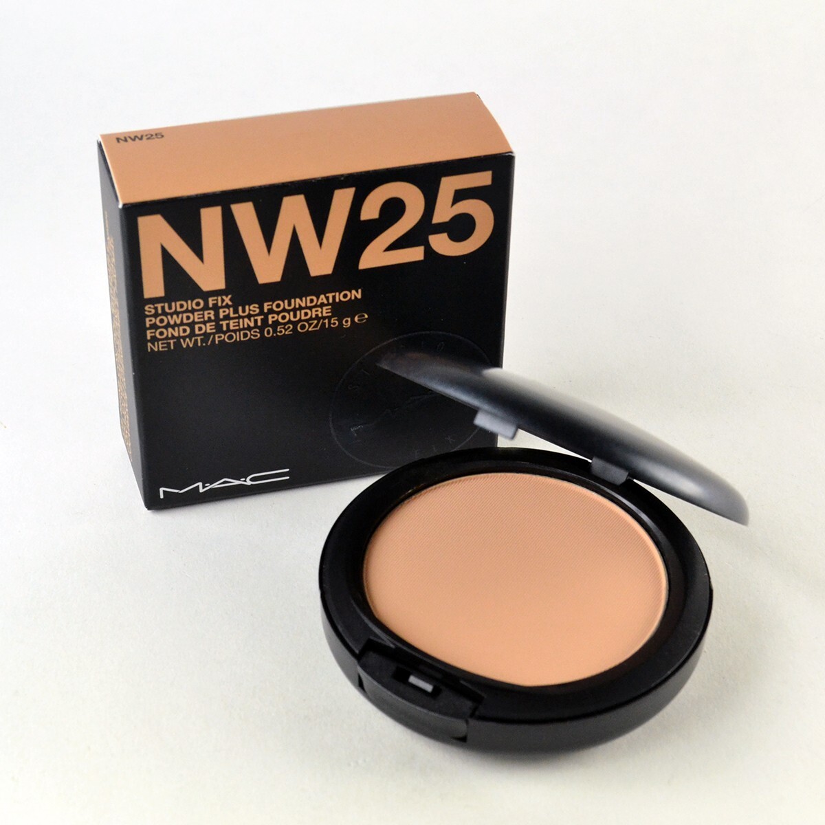 Mac Studio Fix Powder Plus Foundation NW25 – Full Size 0.52 Oz. / 15 g New