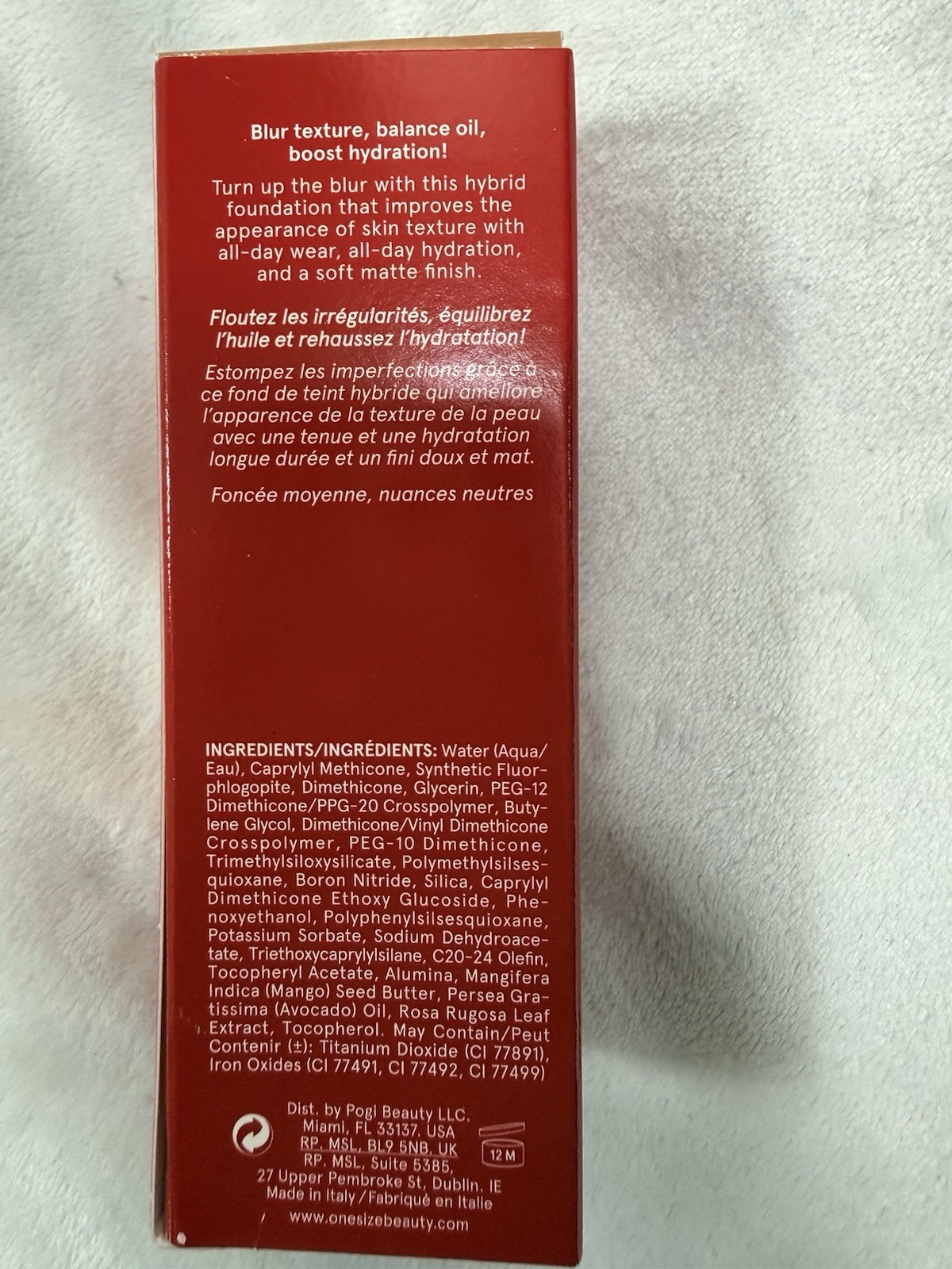 ONE/SIZE by Patrick Starrr Turn Up the Base Blurring Foundation Medium Dark 1,N