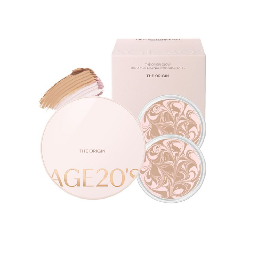 Age 20’s Original Glow Essence Cover Pact Cover Pink Latte 14g x 2ea