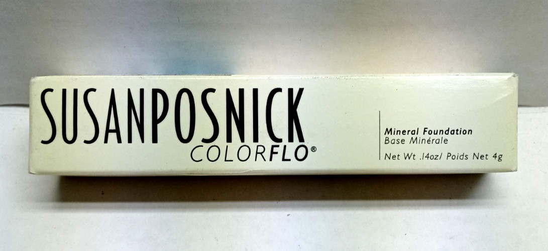 Susan Posnick Colorflo Mineral Foundation M12 Chestnut Anti-Aging 0.14oz 4 g NEW