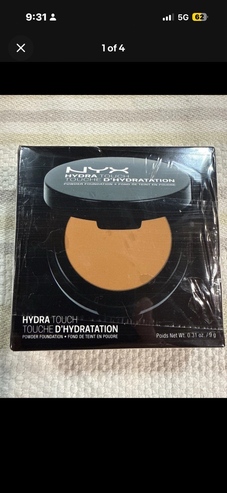 Nyx Hydra Touch Powder Foundation HTPF 13 Sable .31 Oz/Volume Discount!!