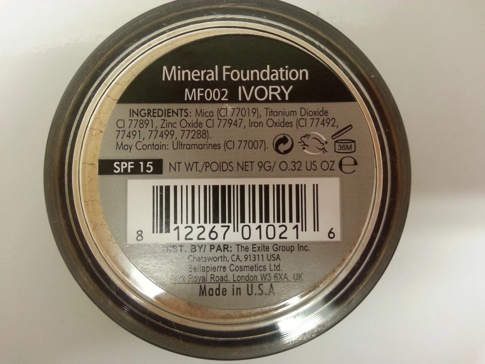 Bellápierre Bella Pierre 5-in-1 Loose Mineral Foundation Ivory #2 10/2027