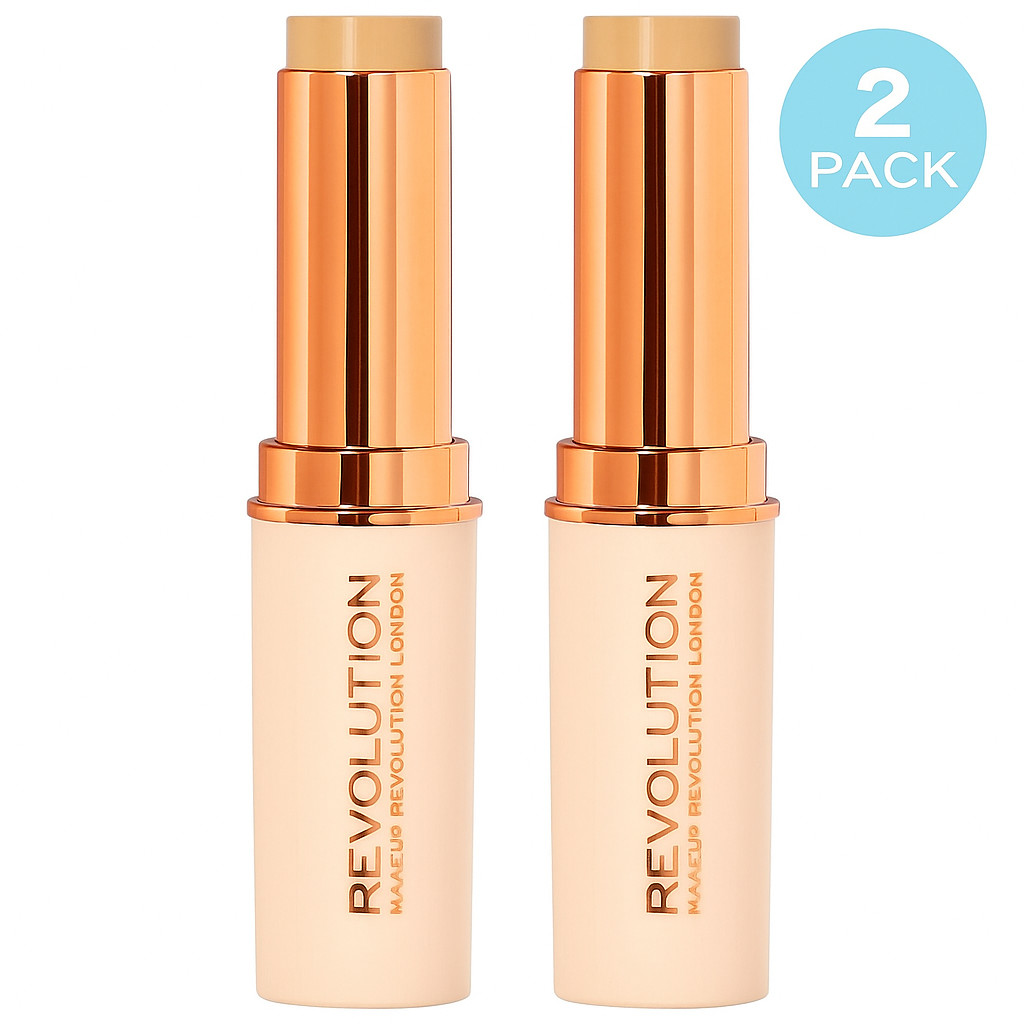 Makeup Revolution Foundation Stick 2 Pack New