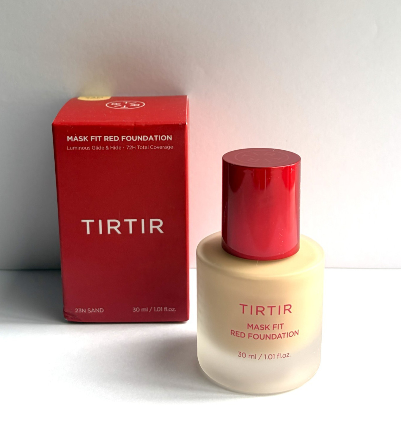 New TIRTIR Mask Fit Red Foundation Luminous 23N SAND 30 ml 1.01 fl oz