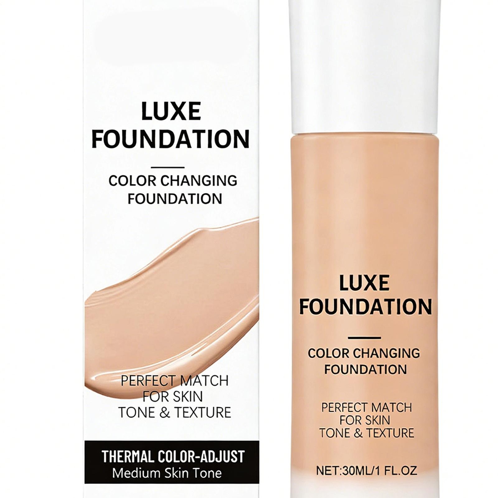 LUXE Intelligent Color Correcting Foundation, 30ml Long-lasting Natural Finish