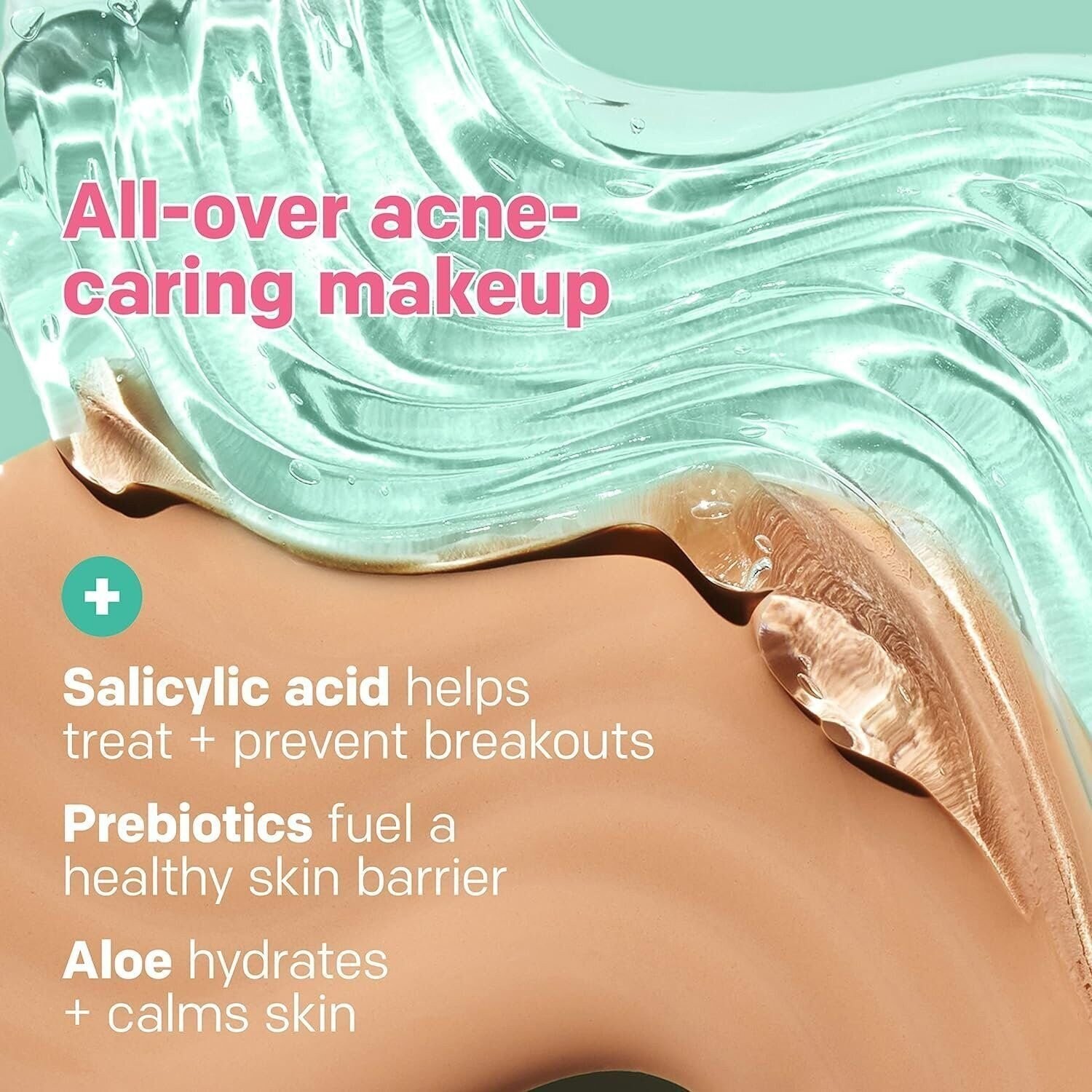Almay Clear Complexion Acne Foundation Makeup with Salicylic Acid -…